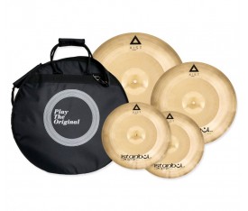 Istanbul Agop Xist 3'lü Power Set 14" 16" 20" Çanta