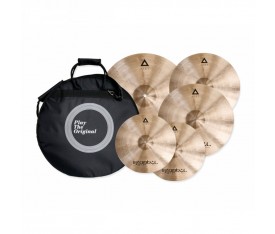 Istanbul Agop Xist 4'lü Zil Seti 14" 16" 20" + 18"+ Çanta