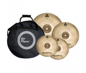 Istanbul Agop Xist Brilliant 3'lü Zil Seti 14" 16" 20" + Çanta