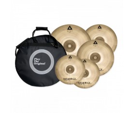 Istanbul Agop Xist Brilliant 4'lü Zil Seti 14" 16" 20" + 18"+ Çanta